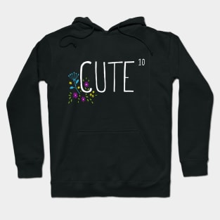 Cute to the power of 10 Hoodie